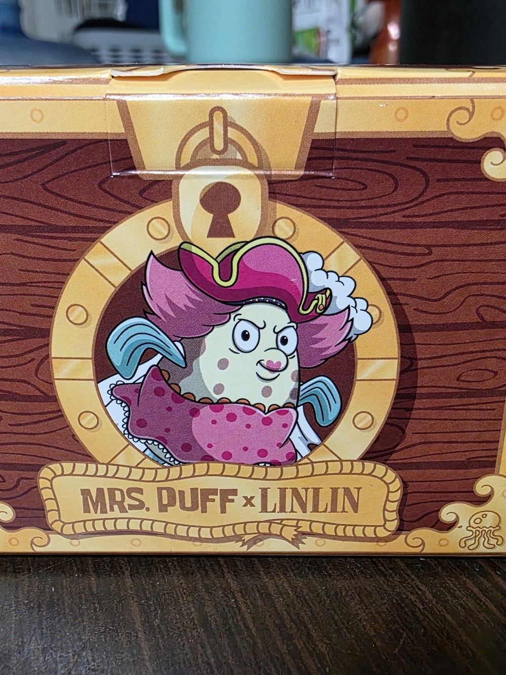 McDonald's Mrs. Puff x Linlin Figure — Pink, Teal, Yellow Accents